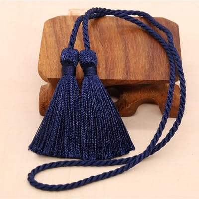 2-10 stuks 54 cm lang touw dubbele franje kwasten handgemaakte zijden bladwijzer kwast voor gordijn decoratie DIY knutsel naai benodigdheden 2Pcs