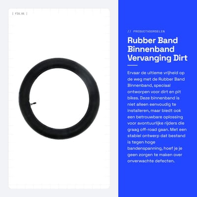Dailygoods- Binnenband 2.5/2.75-14 - Rubber - Vervanging Dirt Pit Bike - Eenvoudig te installeren - Stabiel ontwerp - Geschikt voor crossmotor - Motorband