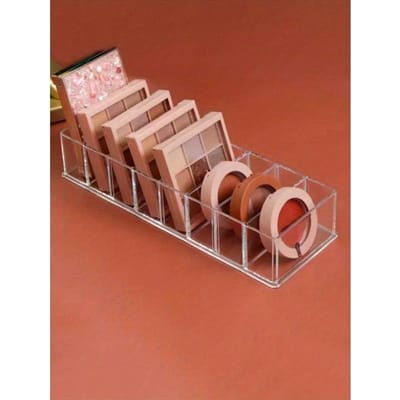1 pièce Boîte de rangement pour maquillage Support pour palette d'ombres à paupières Organisateur pour blush et rouge à lèvres Boîte tiroir à poudre Support pour parfum et gloss à lèvres Étui à rouge à lèvres one-size pur