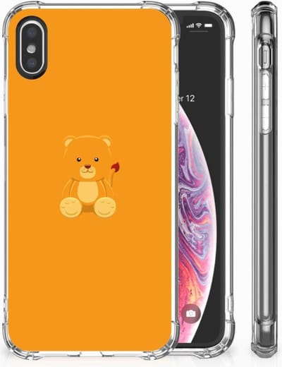 Apple iPhone X | Xs Stevig Bumper Hoesje Baby Beer