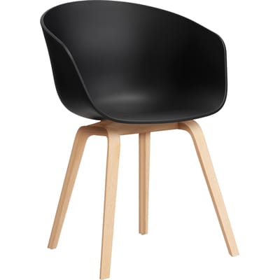 HAY About A Chair AAC 22 - Standaard glijders kunststof - lak op waterbasis - black 2.0