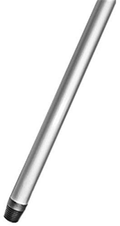 Steel Bezemsteel - Met Draad - Vloeren Schoonmaken - Conische Vorm - 1.3 Meter - Zilver