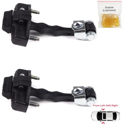 BDP771-1 2 Pièces Charnière de Porte Avant Gauche ET Droite Butée Limiteur de Charnière 9035AP pour Fiat Doblo 263 Citroen Nemo Peugeot Bipper Opel Combo D