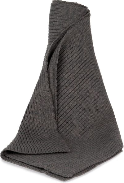 K-up Geribde sjaal KP957 - Cement Grey Heather - One size