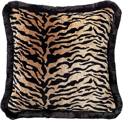 ELEONORA | sierkussen 45x45 cm | Pumice Stone | beige | dierenprint | Hoii | met duurzame kussenvulling