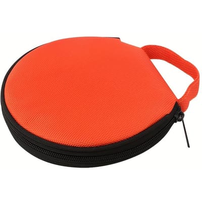 Auto CD Tas Opbergdoos Grote Capaciteit Oxford CD Tas, Ronde CD Tas Kan 20 CD's Bevatten, Gebruik Thuis en in de Auto CD Hoes