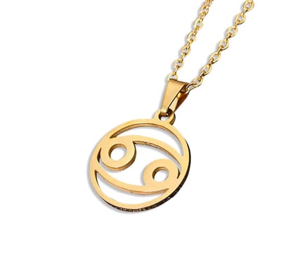 Sterrenbeeld ketting goudkleur Kreeft