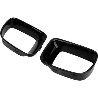 2 stuks Auto Voorste Onderste Grille Frame Sierlijst 51119803941 Glanzend Zwart Luchtremkanaal Frame Voor Countryman black