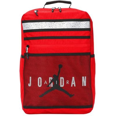 Sac à dos Jordan en polyester Regular Unisexe Rouge ONESIZE