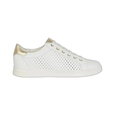 GEOX JAYSEN DAMES Sneakers - WIT/GOUD - Maat 37