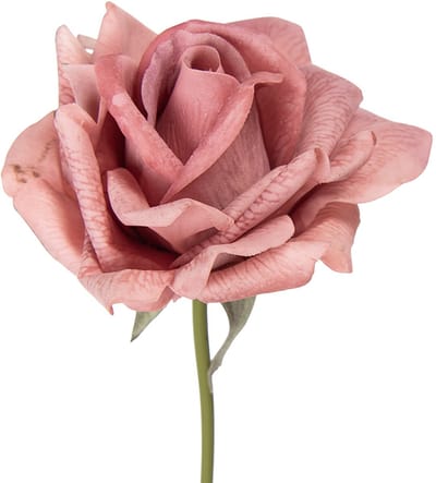 Clayre & Eef Kunstbloem Roos 35 cm Roze Kunststof