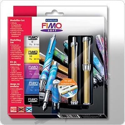 Fimo set met balpen en vulpen