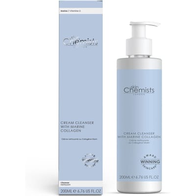 skinChemists Anti-aging schuimende reiniger met marine collageen 200 ml