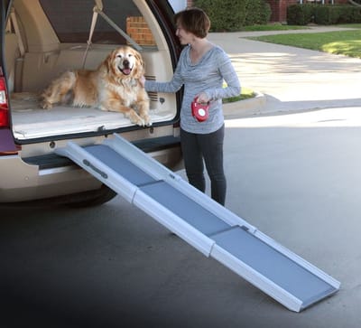 Petsafe Triscope Ramp - Ultra-compacte en lichte Loopplank voor honden - Uitschuifbaar en tot 136kg draaggewicht