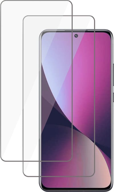 Screenprotector geschikt voor Xiaomi 12 Lite - Tempered Glass Screen Protector - 2 Stuks