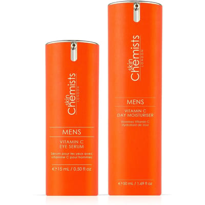 skinChemists Anti-aging duo-set met vitamine C voor een stralende huid voor mannen
