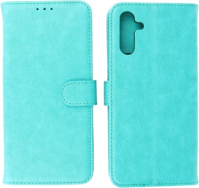 Hoesje Geschikt voor Samsung Galaxy A24 4G - Book Case Telefoonhoesje - Kaarthouder Portemonnee Hoesje - Wallet Cases - Groen