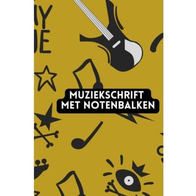 Muziekschrift Met Notenbalken - Gold Arts Books