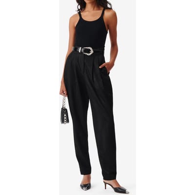 IRO Paris Marona Trouser Shiny Black Größe: 34 | Stoffhosen Outlet | Damen | Schwarz