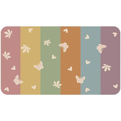 Pasen Linnen Mat Antislip Keuken Absorberend Tapijt Badkamer Badkamer Deurmat Deurmat Deurmat 40 * 70cm [anti-fouling and wear-resistant]
