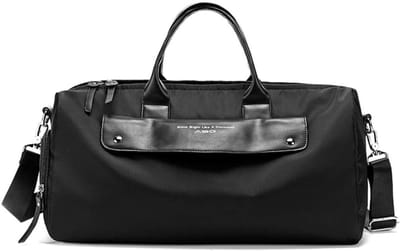 Sport Duffle Bag - Weekend Tas - Korte Reizen - Schoenen Compartiment - L45cm - Zwart
