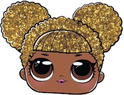 RUBIES FRANCE - Kartonnen Queen B LOL Surprise masker - Maskers > Half maskers