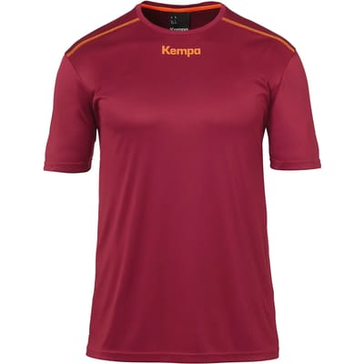 Kempa Poly Shirt kinderen - sportshirts - bordeaux - Unisex