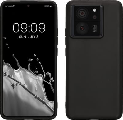 kwmobile telefoonhoesje geschikt voor Xiaomi 13T / 13T Pro - Hoesje voor smartphone - Back cover in mat zwart