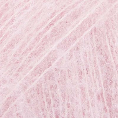 DROPS Brushed Alpaca Silk Uni Colour - 12 poederroze - Wol Garen