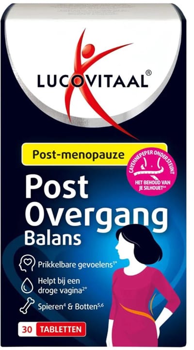 Lucovitaal Post Overgang Balans - 30 tabletten