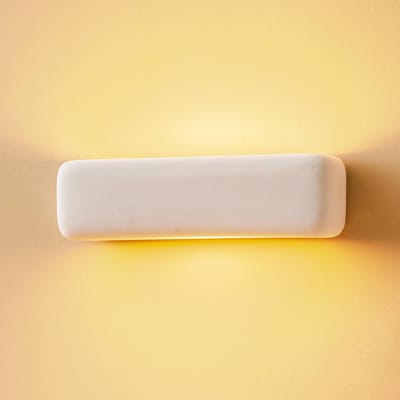 SOLLUX LIGHTING Wandlamp Noris up/down van wit keramiek