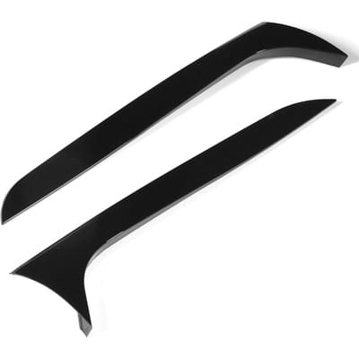 2 stuks Achterruit Zijspoiler Glanzend Zwart Onderhoud Vervanging voor A4 B8 Allroad Avant 2009 2016 black