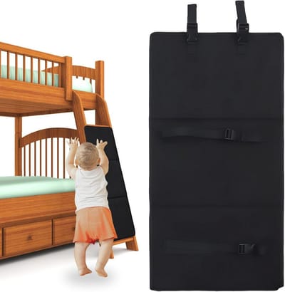 Opvouwbare Ladderafdekking voor Stapelbed - Verstelbare Bescherming met Veilige Gespen - 78 x 38 x 1,5 cm