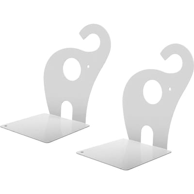 1 Paar Metalen Boekensteunen Schattige Olifant Antislip Boekstopper voor Ordners Kleine Notitieboekjes Fotoalbums