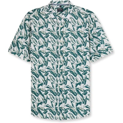 OLYMP Casual Overhemd, Regular Fit, Kent, Olijfgroen