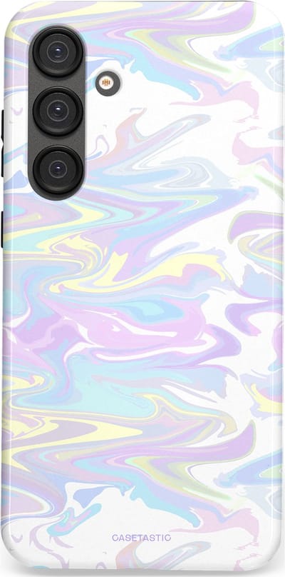 Casetastic Hoesje Geschikt voor Samsung S25 Plus - Stijlvolle Beschermende Duo-layer Case - IJsdans van kleur