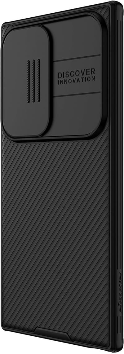 Nillkin CamShield Magnetisch Hoesje Geschikt voor de Samsung Galaxy S24 Ultra - Compatibel met MagSafe - Camera Slider Back Cover Zwart