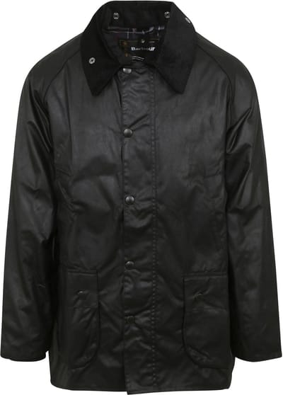 Barbour Bedale Wax Jas Zwart - Maat 58 - Heren - Wax jassen
