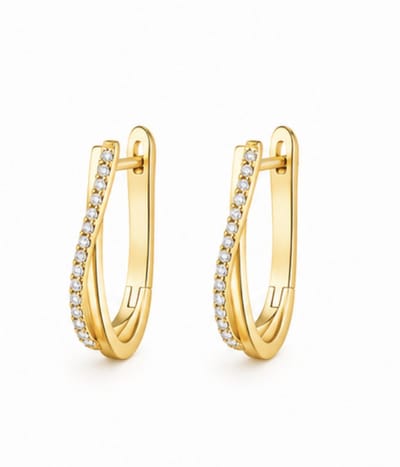 Oorbellen- Goudkleurig - Verguld - Roestvrijstalen oorbellen - sieraden – Cadeau tip – Hip - Trendy
