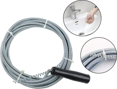 PD® Ontstoppingsveer - 3 meter - Rioolveer - Rioolontstopper - Effectieve Ontstopping voor Riolering en Afvoerpijpen