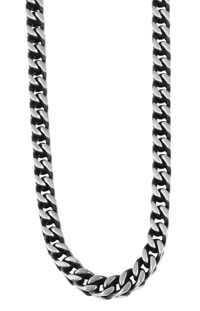 AKZENT Akzent Herenketting "Cassian" pantserketting 50 cm - zilverlook 50-70