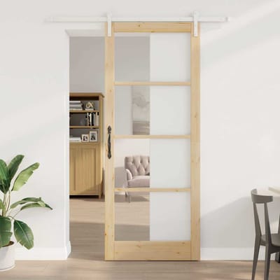 vidaXL - Schuifdeur - ORKDAL - Naturel - 93 - x - 232 - cm