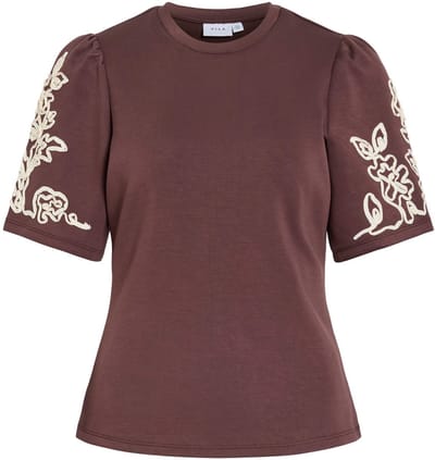 VILA Sweater met korte mouwen VIMIA Ronde hals