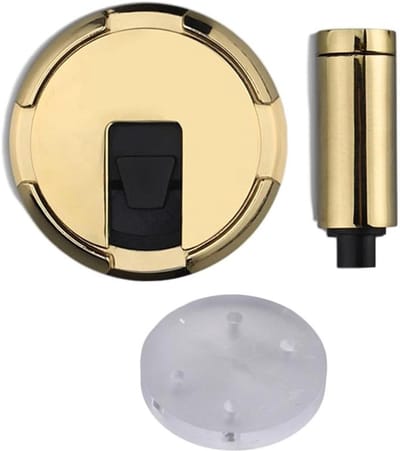 Verstelbare deurstop - Zware deurstoppers - Binnen en buiten - Verhogend kussen - 0-30 mm naad - Goud