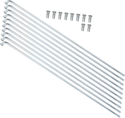 Set van 10 RVS Fietsspaken 13G 2.2mm - Duurzaam, Lichtgewicht en Corrosiebestendig Fietsaccessoire