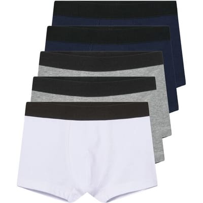 lupilu 5 kinder boxers (Donkerblauw/grijs/wit, 98/104)
