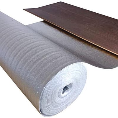 Impact Geluidsisolatie Schuim met Aluminium Dampscherm voor Vloeren - 100 m² - Perfect voor Laminaat en Parket