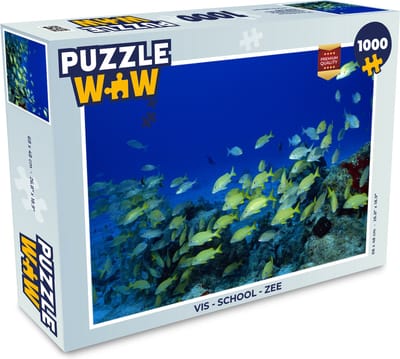 Puzzel Vis - School - Zee - Legpuzzel - Puzzel 1000 stukjes volwassenen