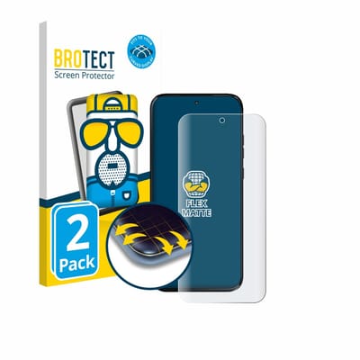 BROTECT - Screenprotector voor Motorola Moto G77 / G67 - Folie Beschermfolie matte volledig dekking 2 Stuks