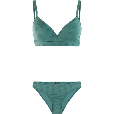 Protest PRTGlazy - Bikini set Dames - B&C&D-cup - Vaste vulling - Gespsluiting - Medium dekking - Groen